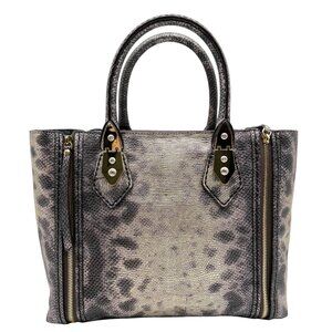 Henri Bendel A List Metallic Lizard Tote Bag